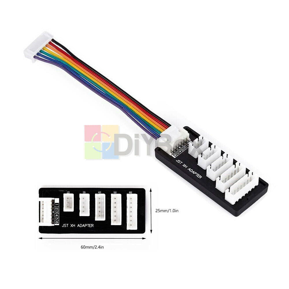Pro 2S-6S JST HX Adapter Board Balance Charger Expansion For RC Lipo Charging