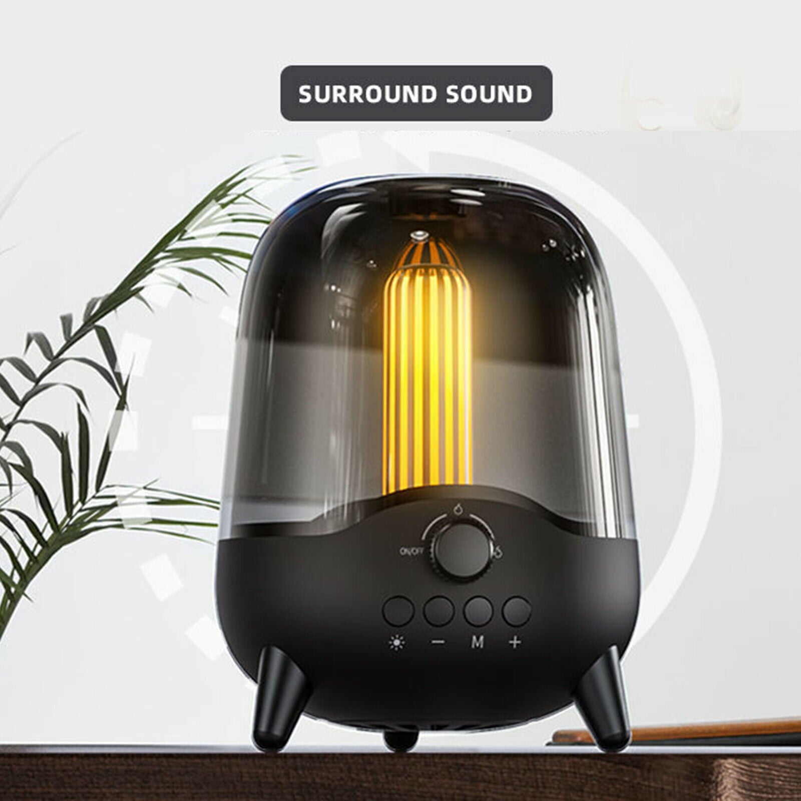 LED Bluetooth Speaker Portable Support TF Card for Kids Boy Home Shower