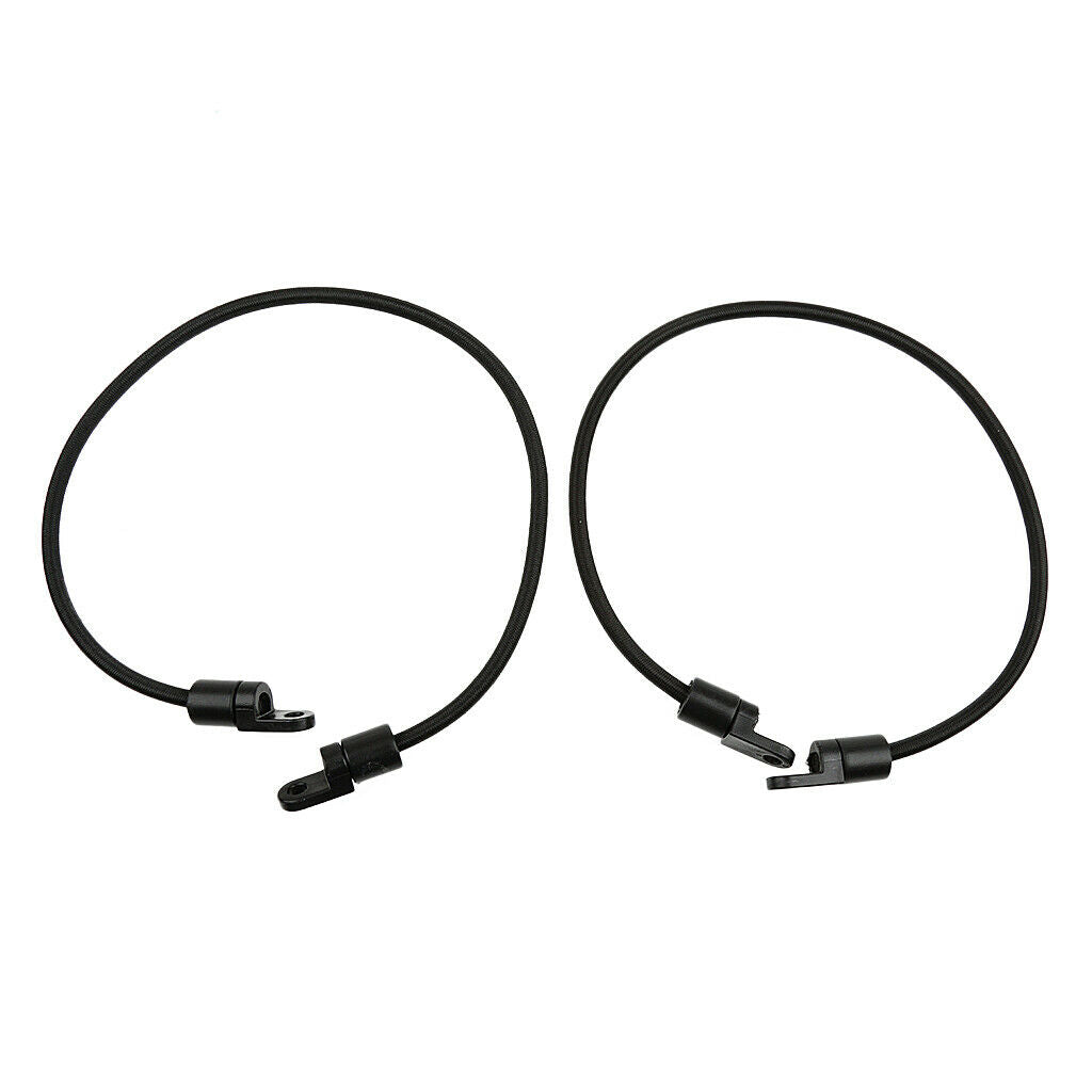 2pcs Black Kayak Paddle Holder Keeper Rod holder Bungee Cord