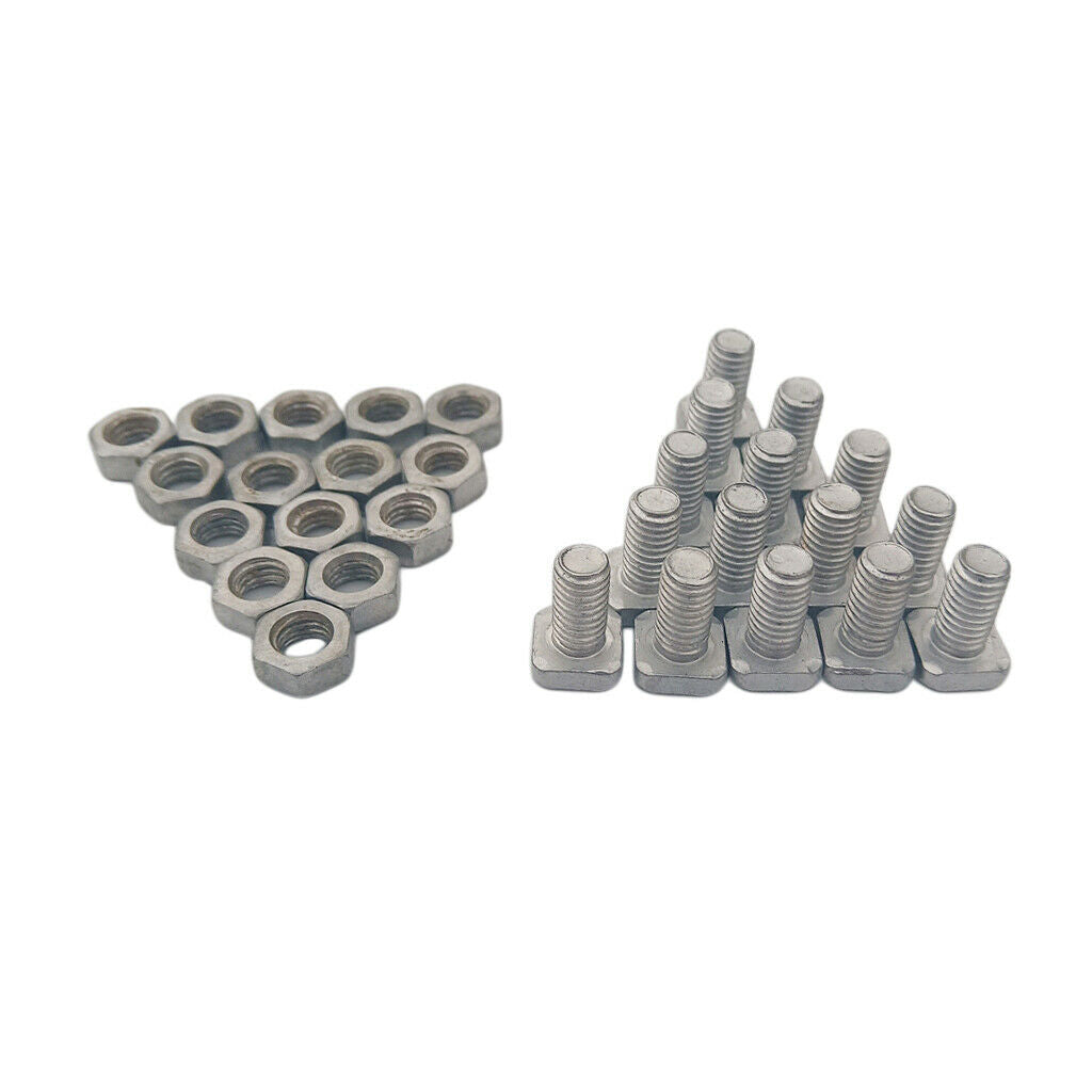 Precision stable aluminum alloy greenhouse nuts and bolts