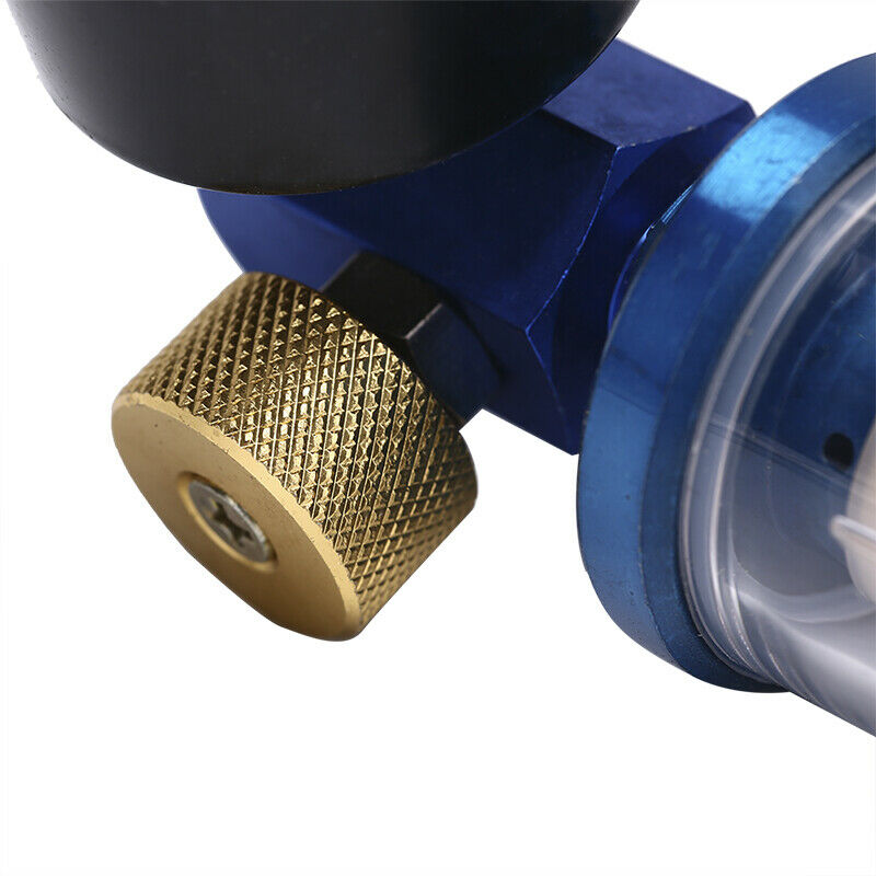 Spray Paint Gun Kit Air Regulator Gauge & In-line Air Oil Water Separator Fil Tt