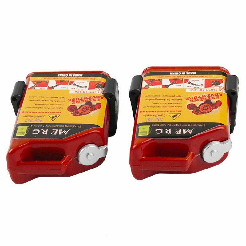 2 Pcs 1/10 Scale Rc Cler Accessory Mini Fuel Tank For Tamiya D90 Axial Wraith G1