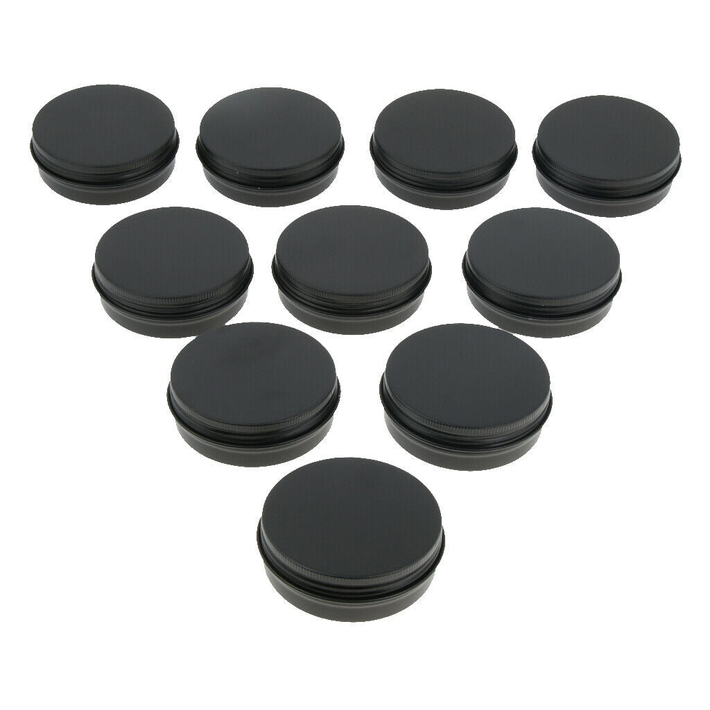 30 Pieces Empty Metal Cosmetic Containers Travel Tins Makeup Sample Jars 60g