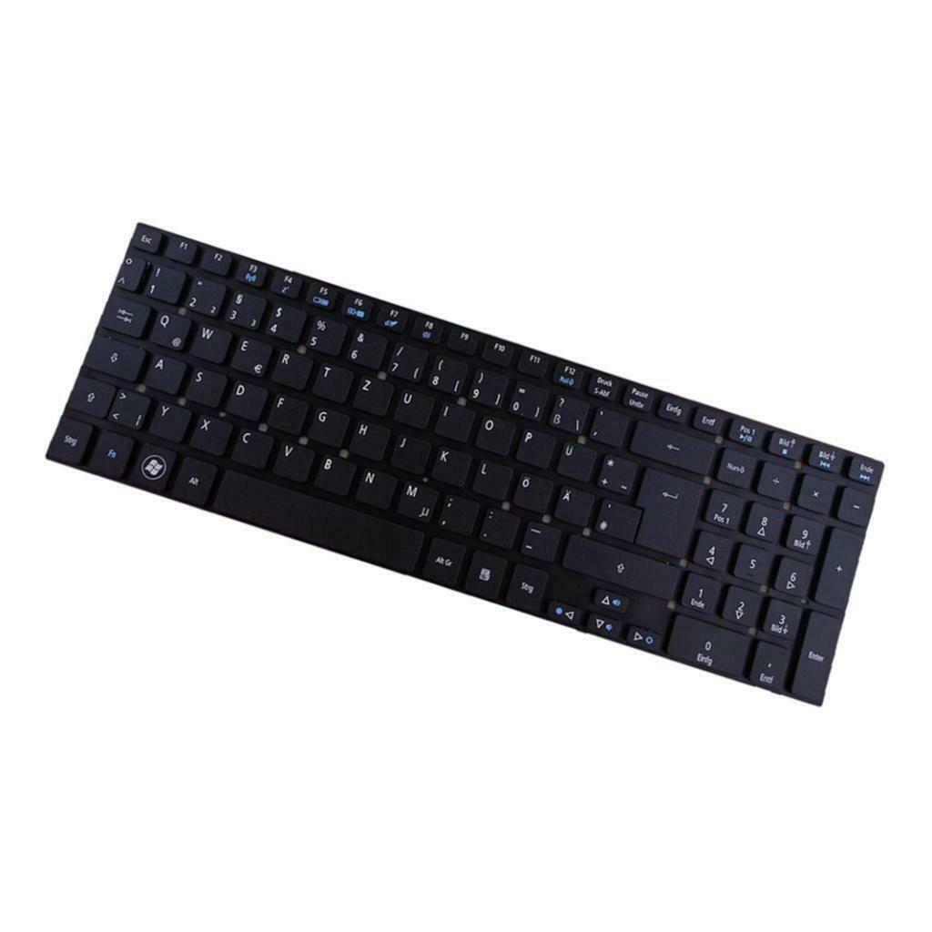 Black Plastic DE Layout Keyobard Assembly for Acer 5755G E1-731G Laptop