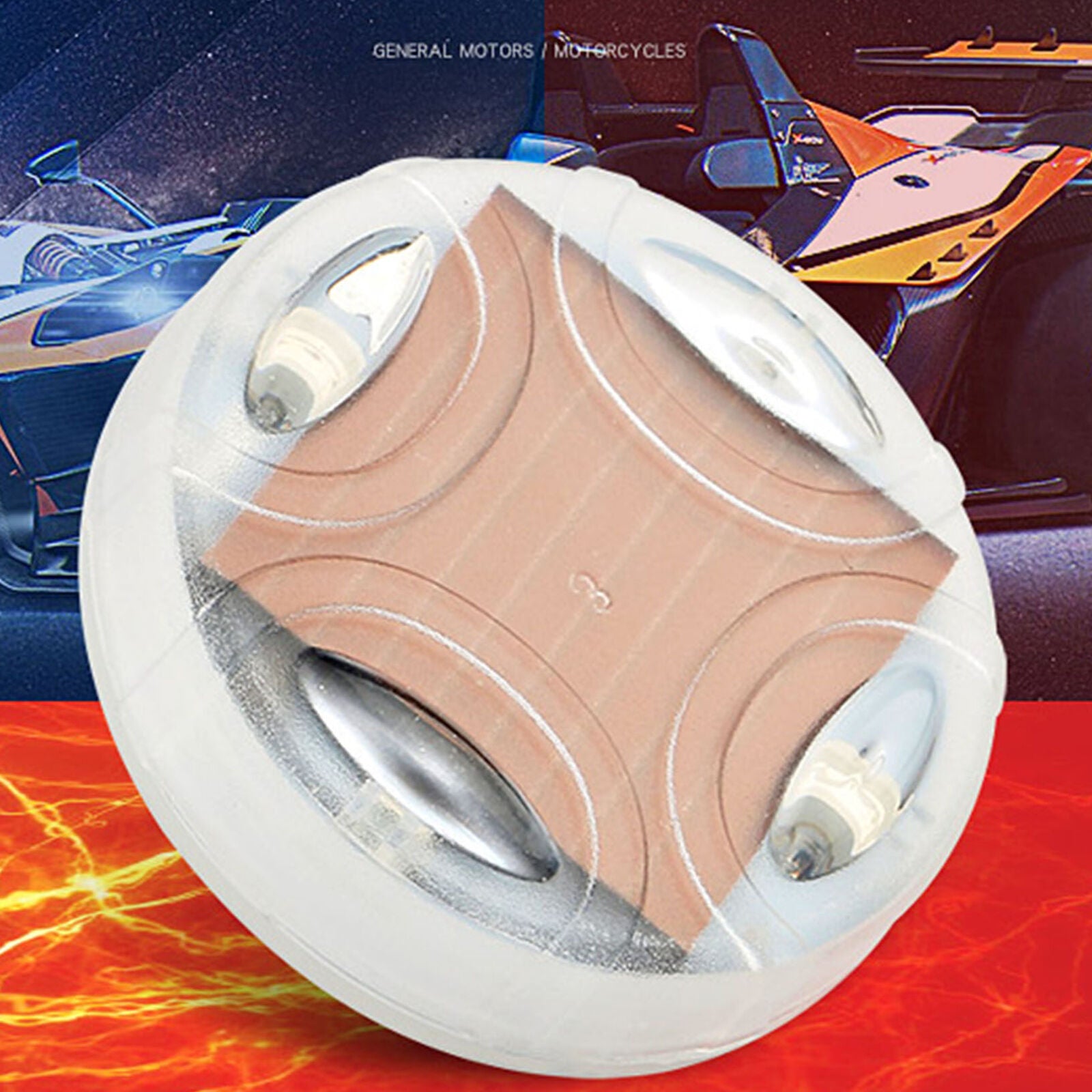4PCS Neon Car Bike Motorcycle LED Flash Solar Wheel Tire Tyre Valve Cap Light