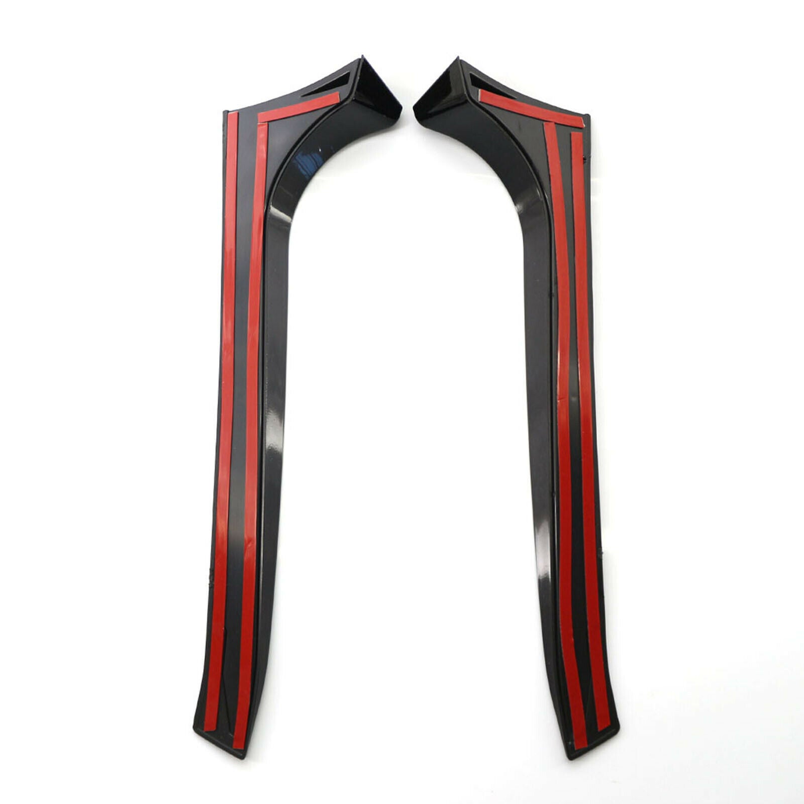 2Pcs Rear Roof Window Side Spoiler Wing Plastic Car-Styling Trim Cover for VW