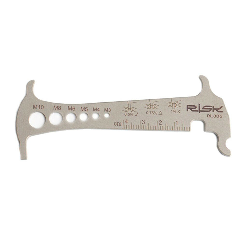 Deluxe Bike Chain Checker Chain Wear Indicator Tester Hook Measuring Tool