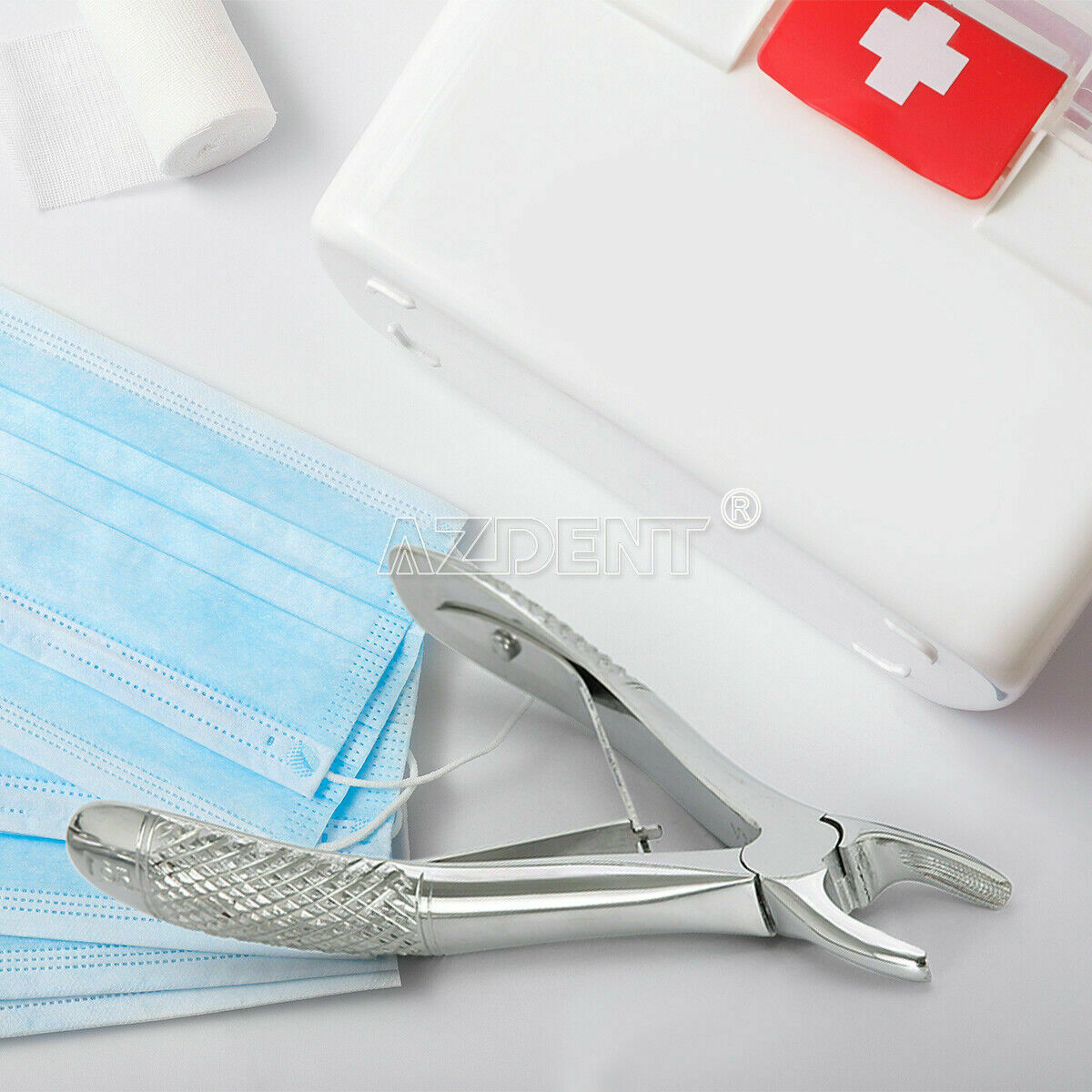 7Pcs Dental Surgical Extraction Tooth Extracting Forceps Plier Stainless Steel