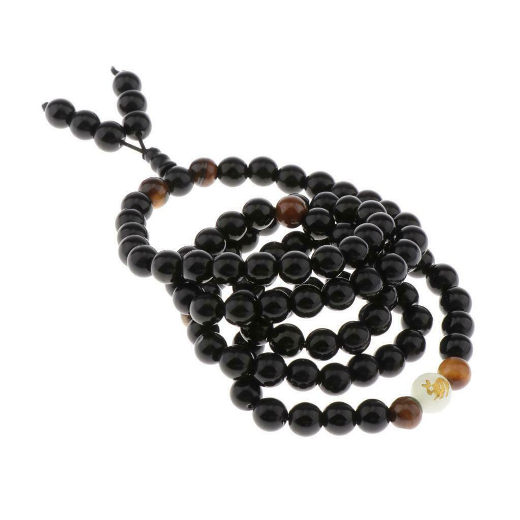 Fashion Chinese Zodiac Obsidian Beads Multilayer Bracelet Jewelry Rabbit