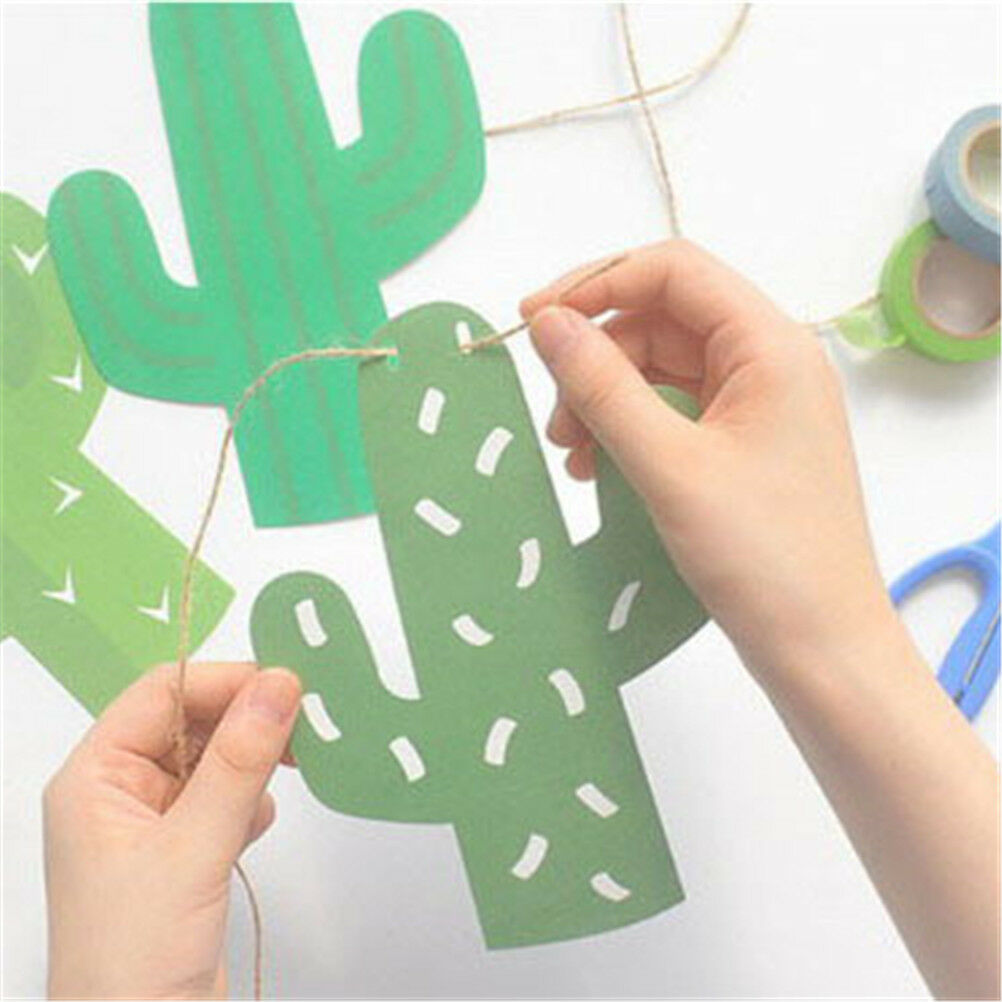 1set Cactus Garland Banner For Bunting Garland Party Favors Home Decorati.l8