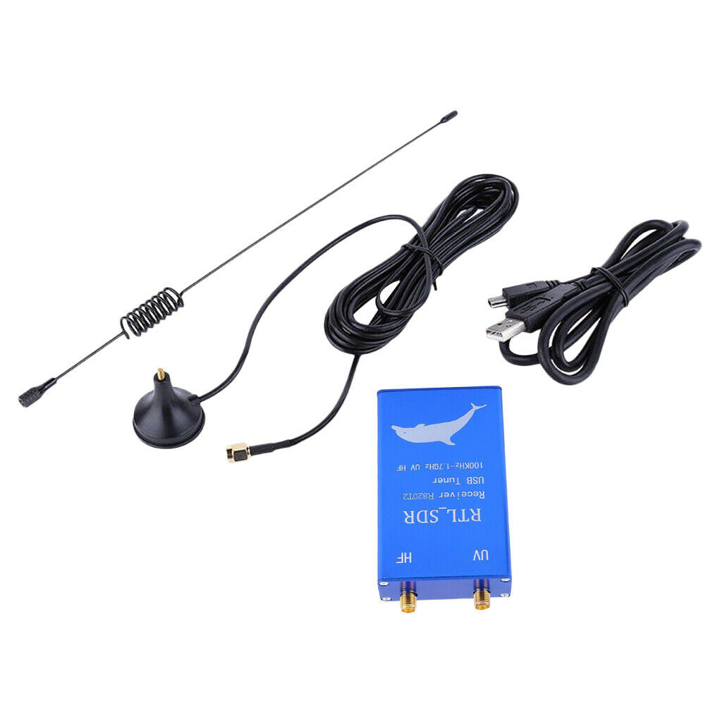 Rtl2832u + R820t2 UV-HF RTL. SDR Radio USB Tuner Receiver - CW FM 100 khz-1.7ghz