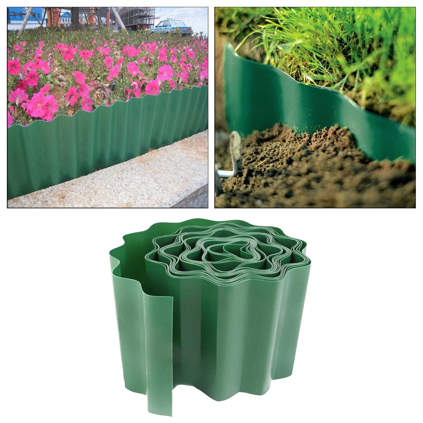Outdoor Garden Lawn Edging Border Fence Barrier Wall Landscaping Driveway