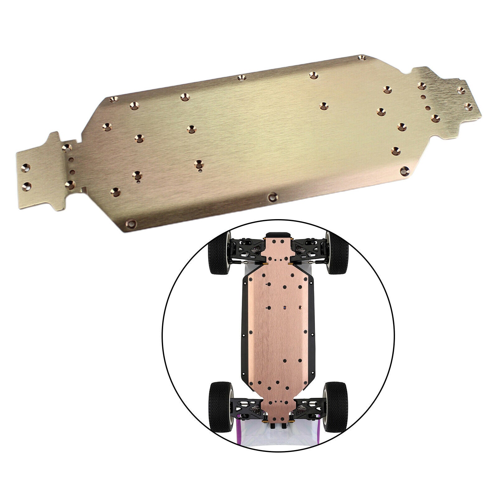 RC 124019-1823 Chassis Plate Upgrade Fit for WLtoys 124018 124019 RC Car