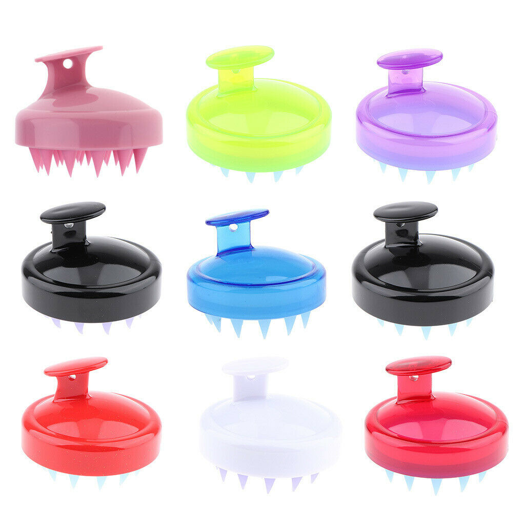 4Pcs Soft Shampoo Hair Scalp Massage Shower Brush for Kids Relax The Head