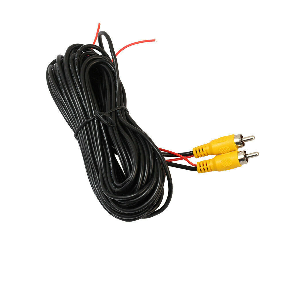 12m Long Car Auto Reverse Rear Video View RCA Male to Male Extension Cable
