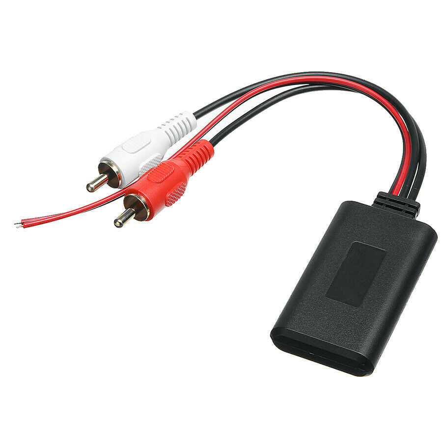 Car bluetooth Wireless Connection Adapter For Stereo W/ 2RCA AUX IN Music Audio