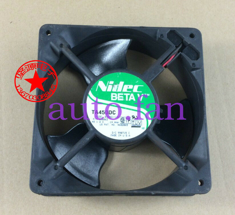For Nidec TA450DC B32861-10A 12038 48V IPC device server fan Ball 120mm 2pin