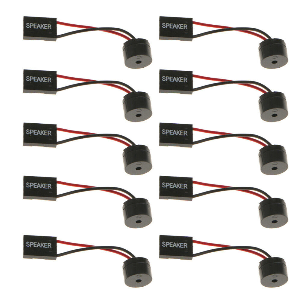 10pcs Motherboard PC Interanal Mini Onboard Case Alarm Buzzer Speaker