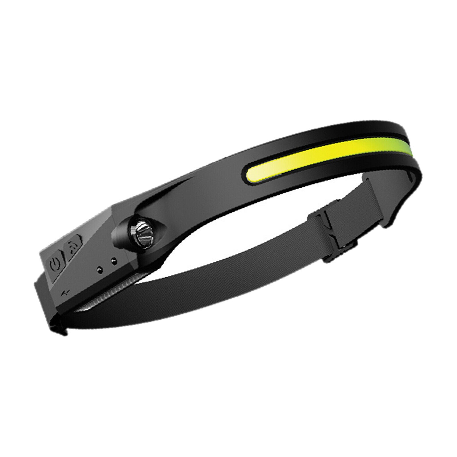 3 Modes USB Rechargeable Headlight COB LED Head Light Torch Flashlight Sensor