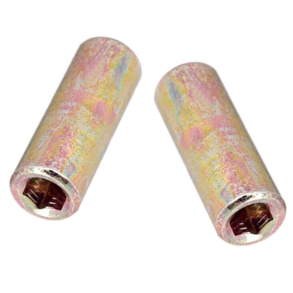 Lovoski 2 Pcs Guitar  Rod Buckle Electric Guitar Bass Replacement 9mm