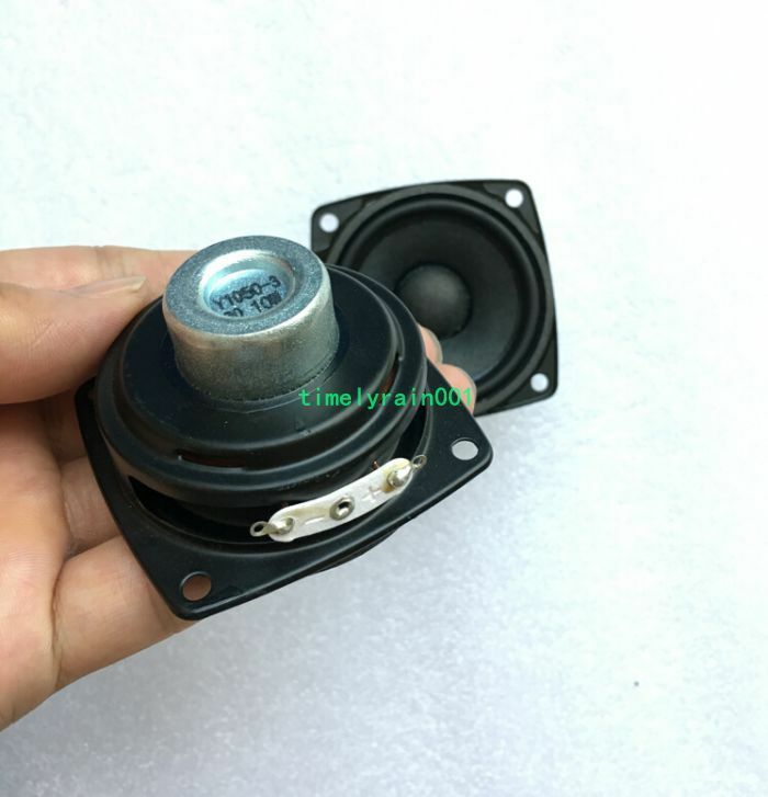 2pcs 57MM 8Ohm 8Ω 10W Full-range speaker Loudspeaker Neodymium Rubber edge Audio