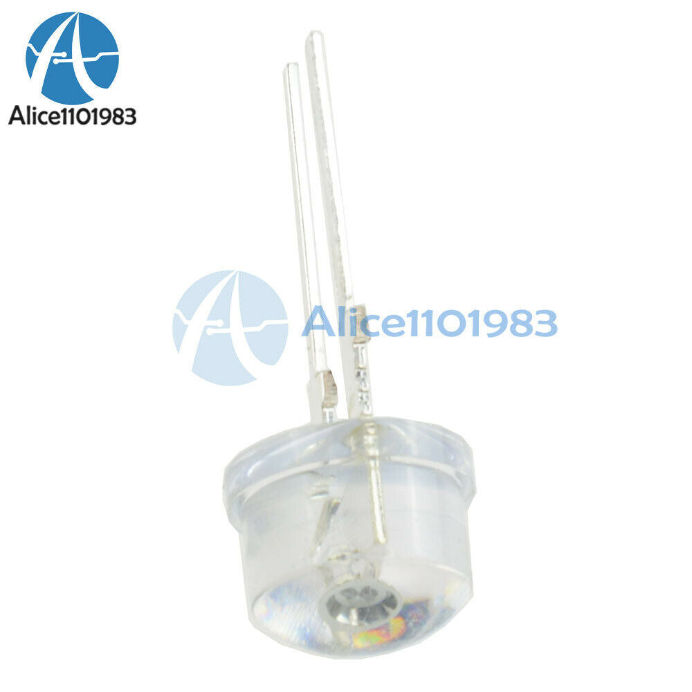 50PCS 8MM Straw Hat 0.5W LED Light Emitting Diode White LED High Power