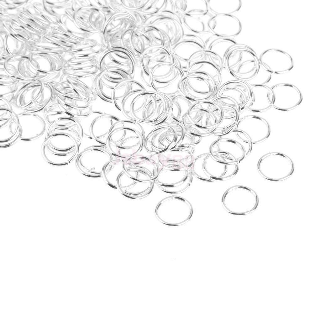 50 Pieces Screw Eye Pin +2000 Pieces 4mm Jump Rings+100 Pieces Earring Hooks