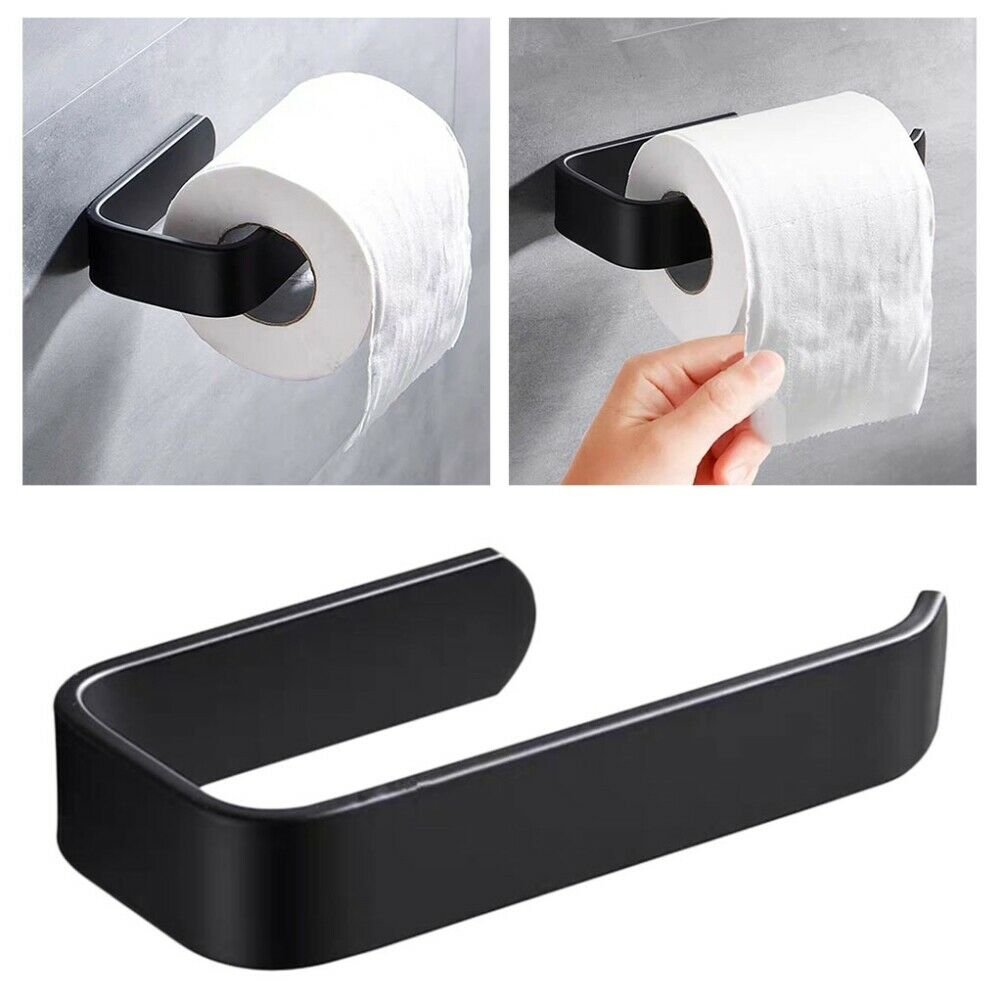 Toilet Paper Holder Wall Mounted Toilet Roll Holder Tissue Rack Rag Hanger