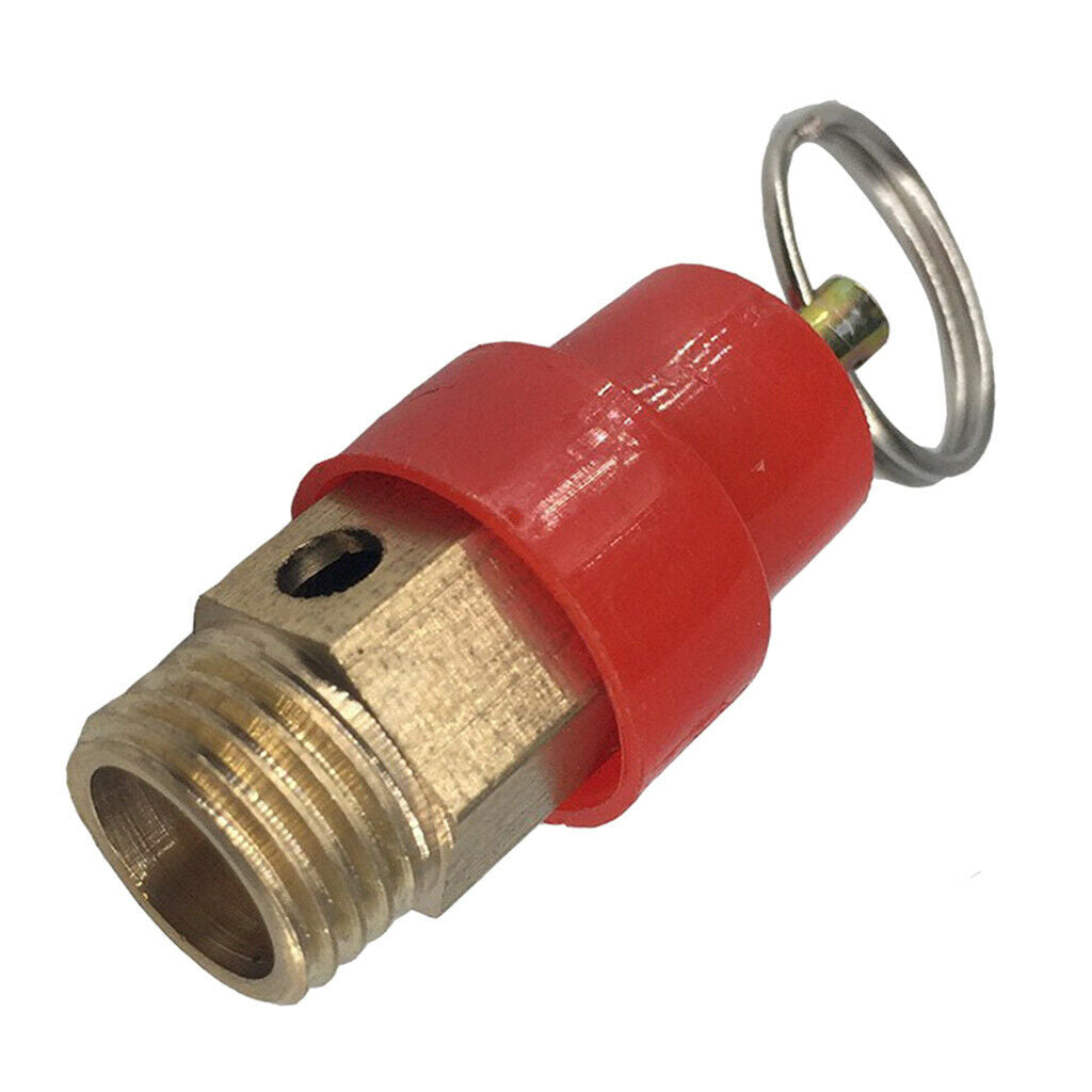 Air Compressor Safety Valve with Pull Ring Pressure Relief Valve 116Psi G1/4