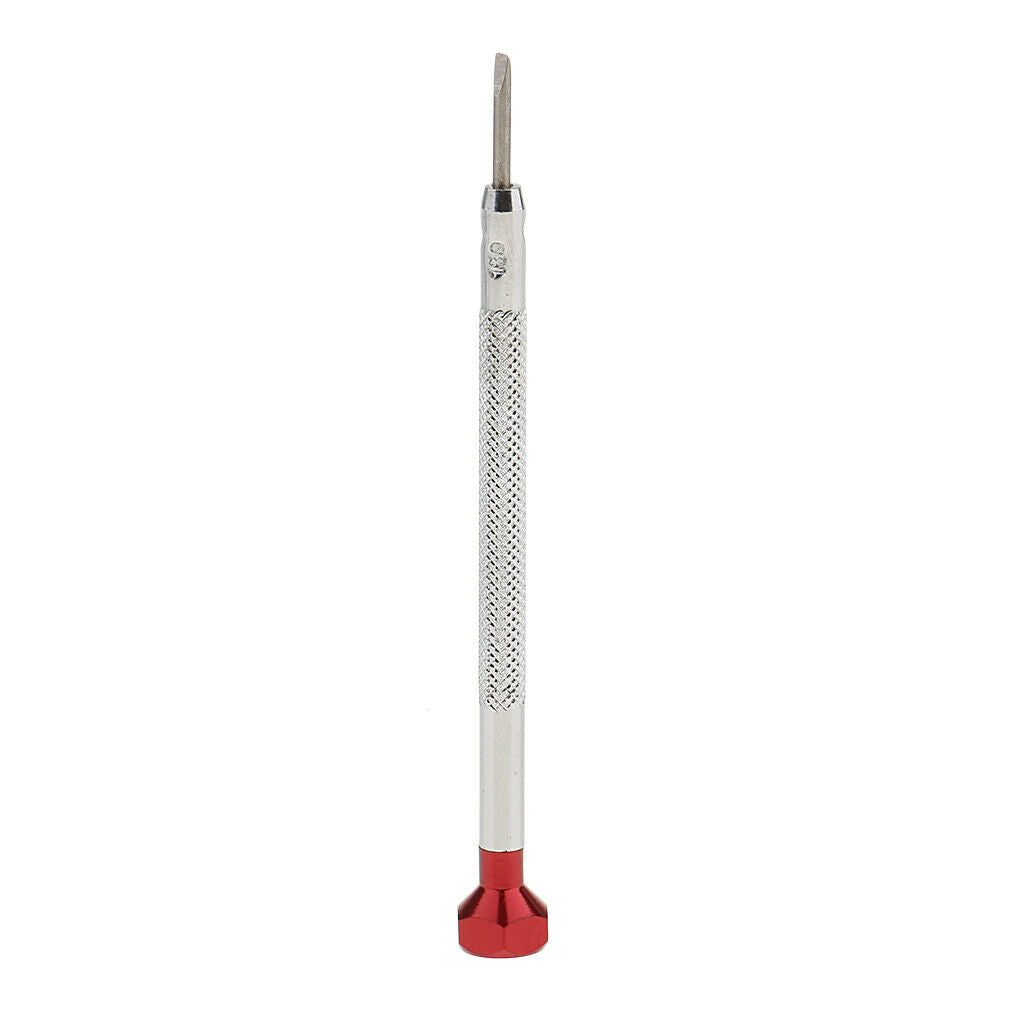 Stainless Steel Screwdriver Watch Jewelry Watchmaker Repair Tool Red 1.8