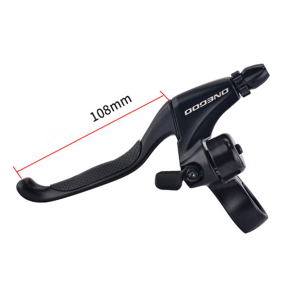 Aluminum Alloy Bike Brake Levers MTB Road Bike Brake Levers with Ring Bell