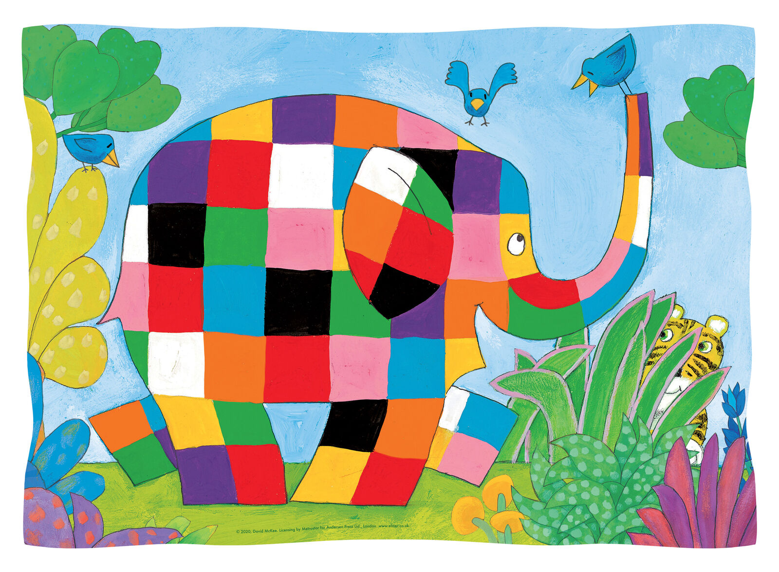 05116 Ravensburger Elmer the Elephant My First Floor Jigsaw Puzzle 16pc Age 24m+