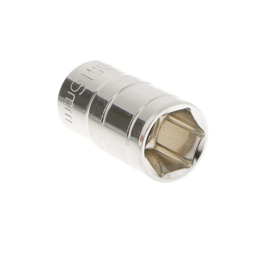 16 Millimeters Short 1/2 "socket Metric Chromium Hexagonal Partial Vanadium