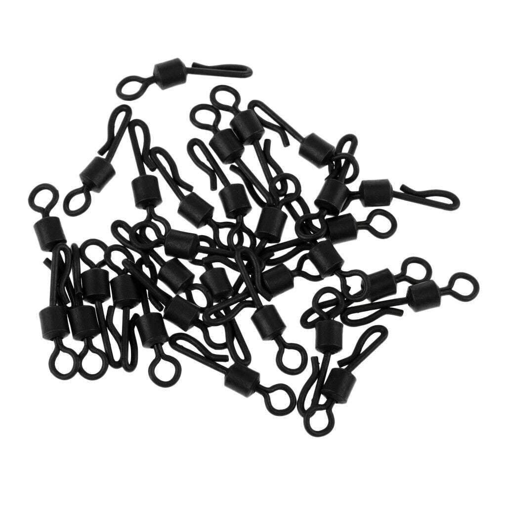 120Pcs/box Carp Fishing Tackle Set Clips Quick Change Swivels Tube Hair Rigs