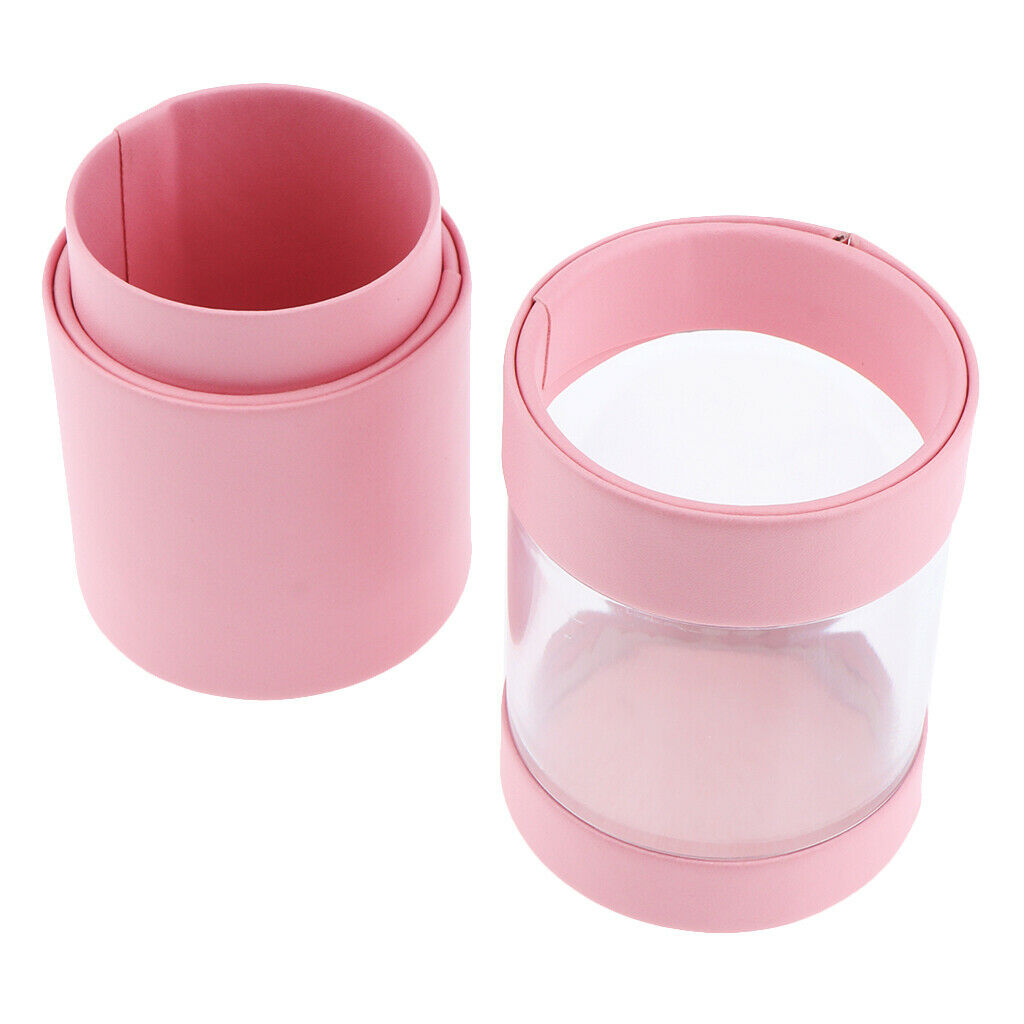 2pcs Multi-use Makeup Cup Comb Eye Lip Pencils Holder Organizer Container