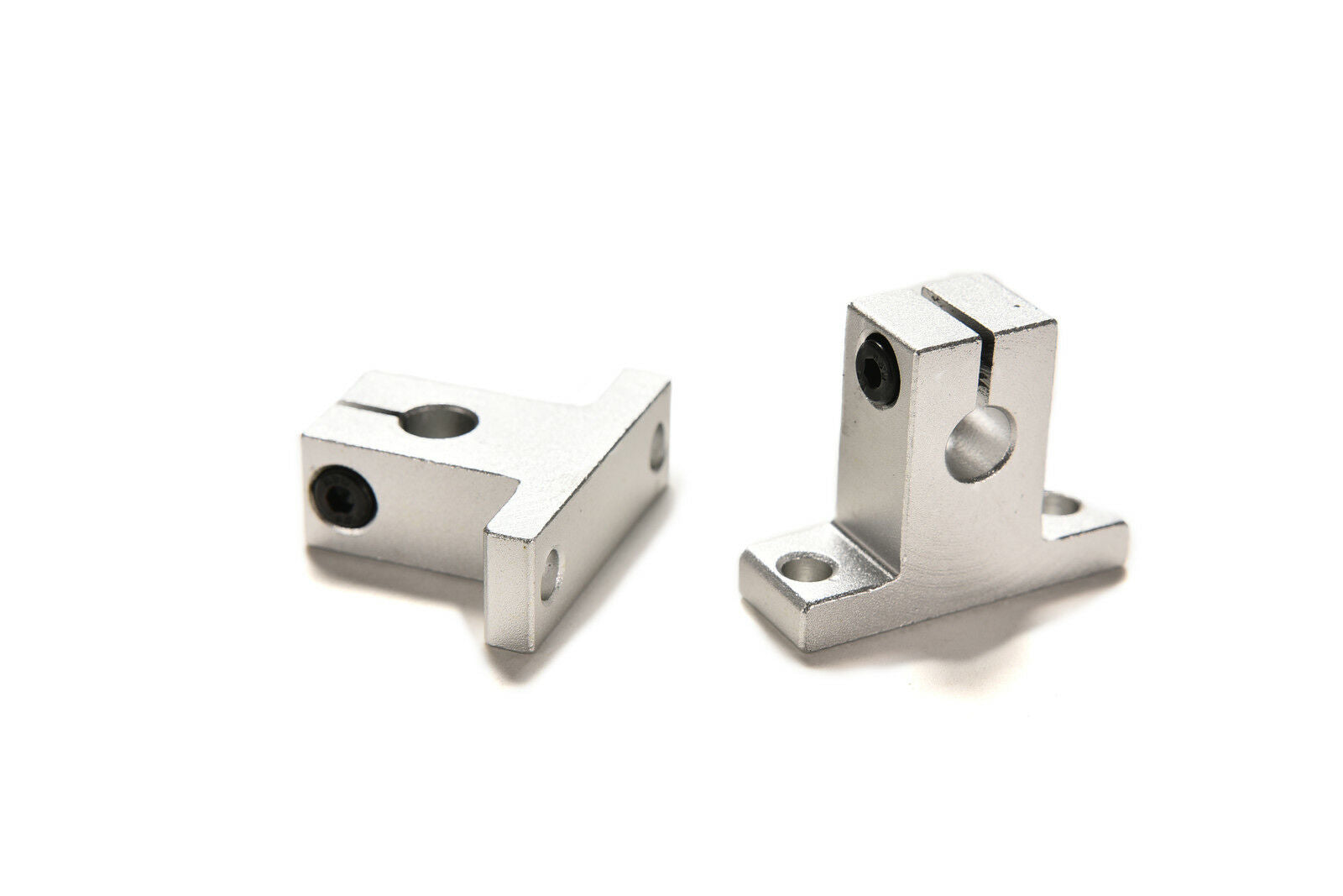 2 Pcs SK8 8mm Bearing CNC Aluminum Linear Rail Shaft Guide Suppor.l8