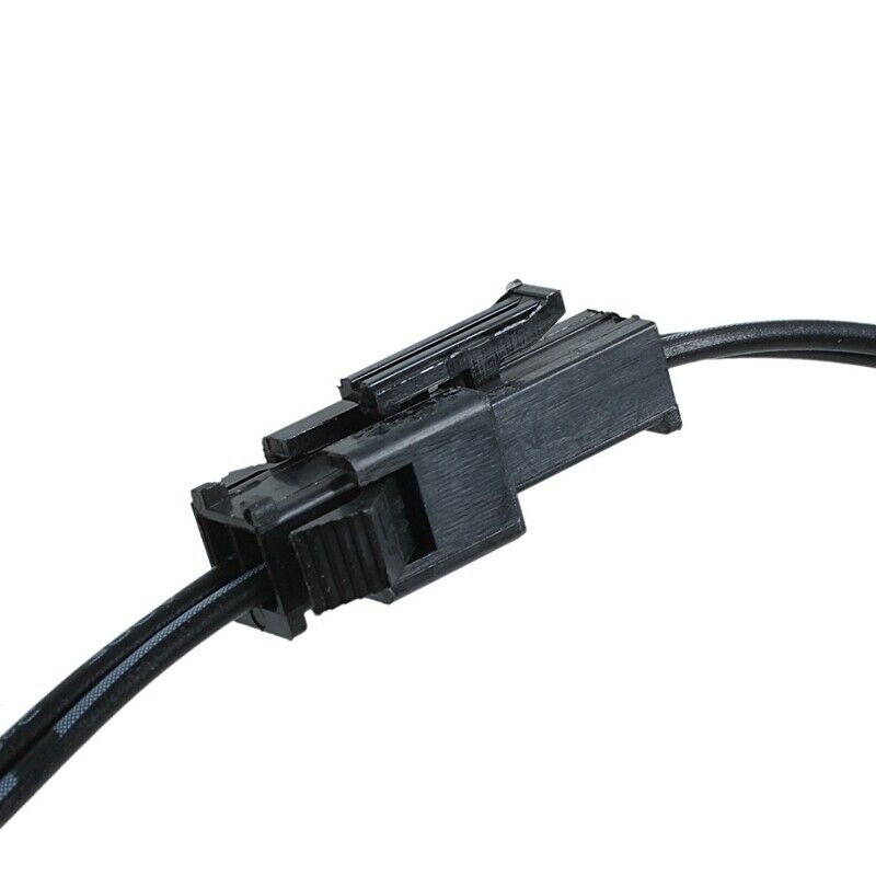 Standard 2 Pin Connector EL Wire Neon Strip Light 3 Way Splitter Cable Black ZB7