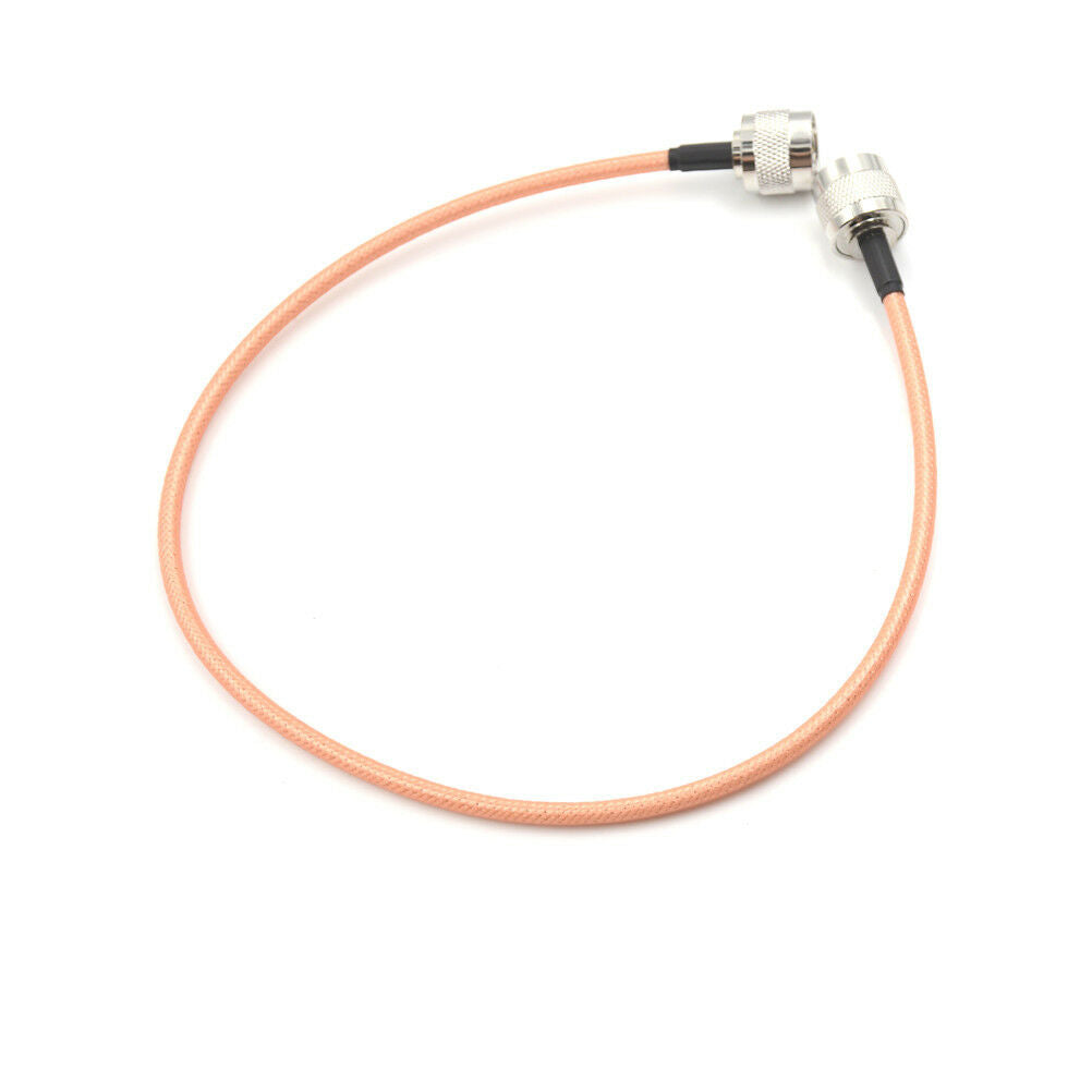 N-Type male plug to N male Crimp Jumper Pigtail Coax Cable RG142 20inch BDAU