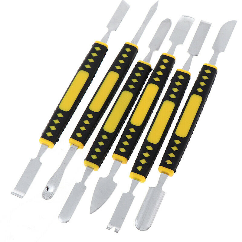 6pcs/set Dual Ends Metal Spudger Hand Tool Set for Mobile Phone Repair Too F Lt