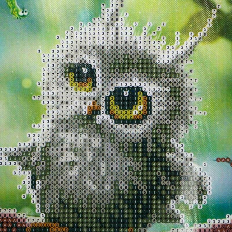 DIY 5D Owl Diamond Painting Embroidery Crafts Cross Stitch Home Room Wall Decor