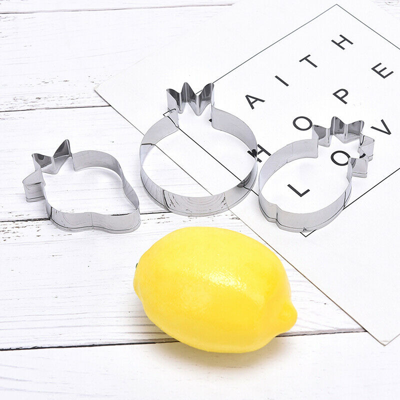 7Pcs/Set Stainless Steel Fruit Shaped Cookie Baking Mould DIY making Cake.l8