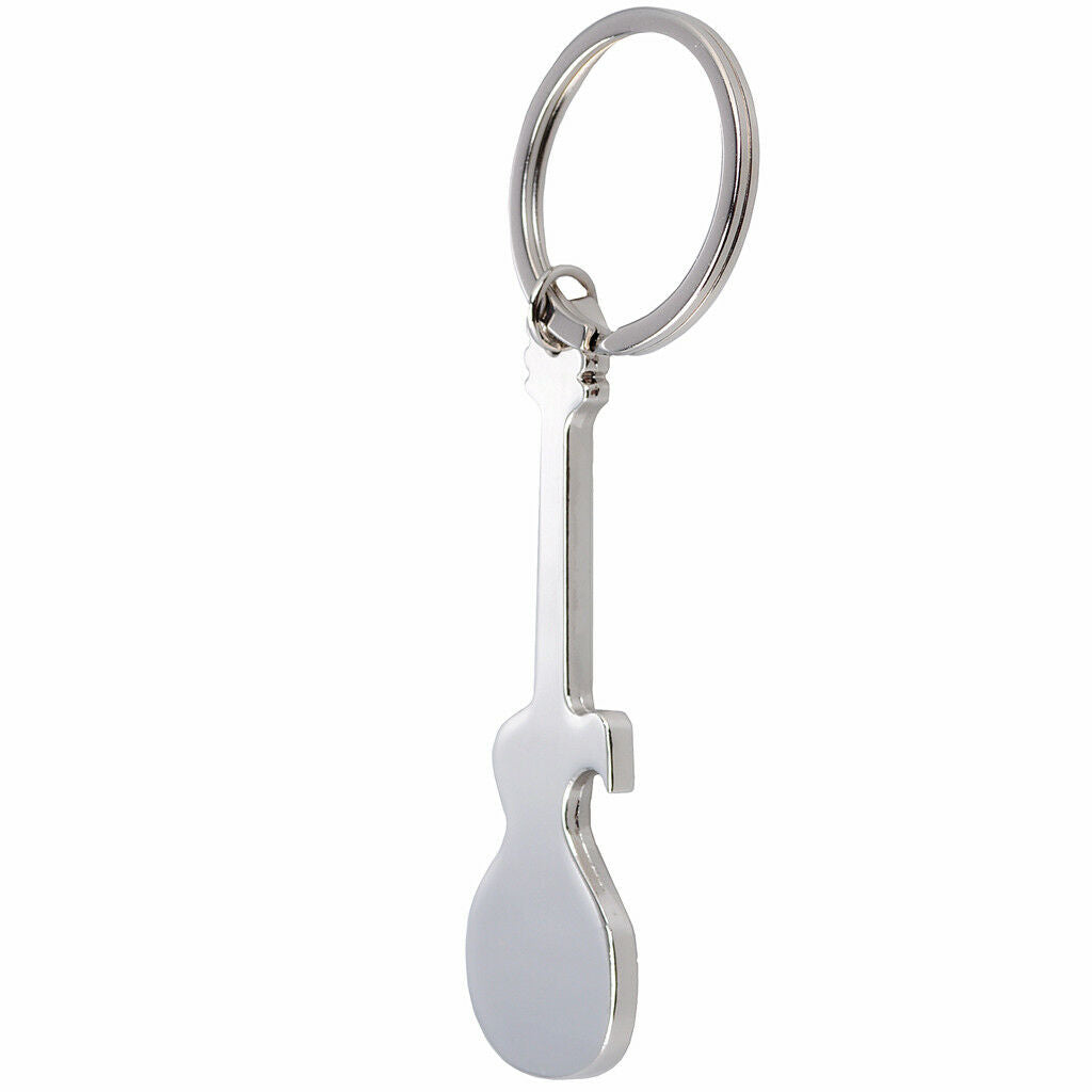 Funny Guitar Shaped Keychain Beer Bottle Opener Keyring for Party Club Tool