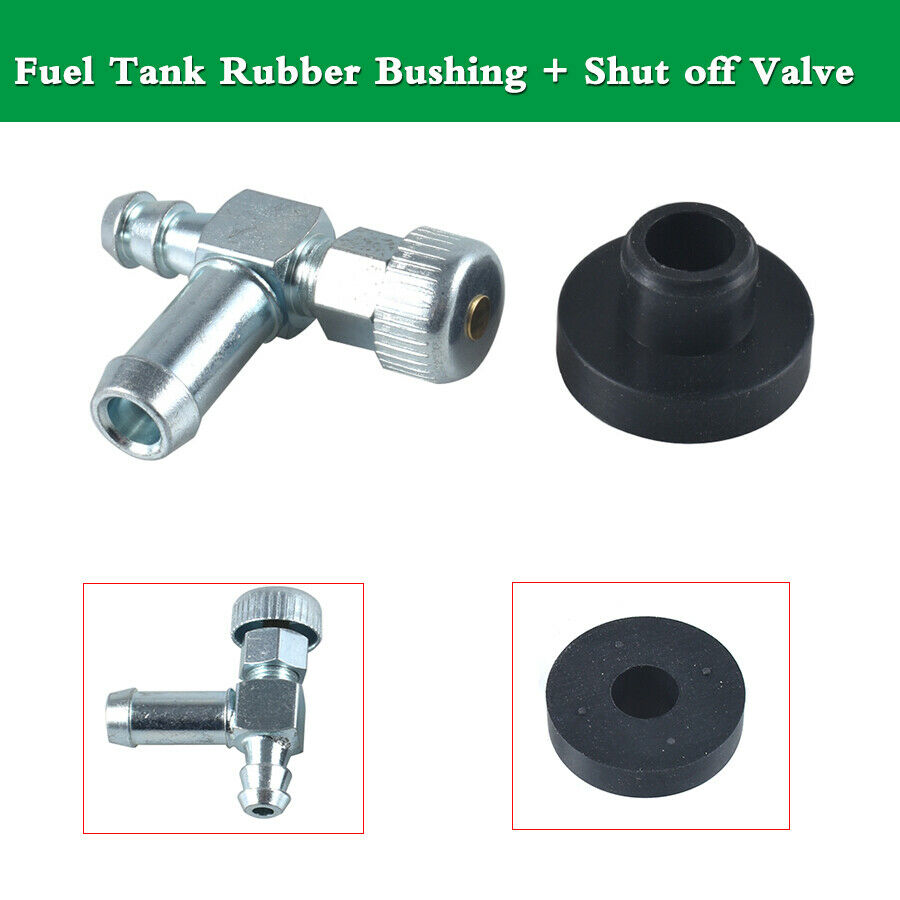 Fuel Tank Rubber Bushing & Shut off Valve For 104047 46-6560 Toro Wheel Horse