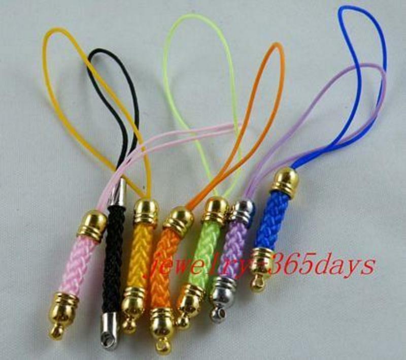 30pcs Mixed nylon cord Pendants 75mm E242