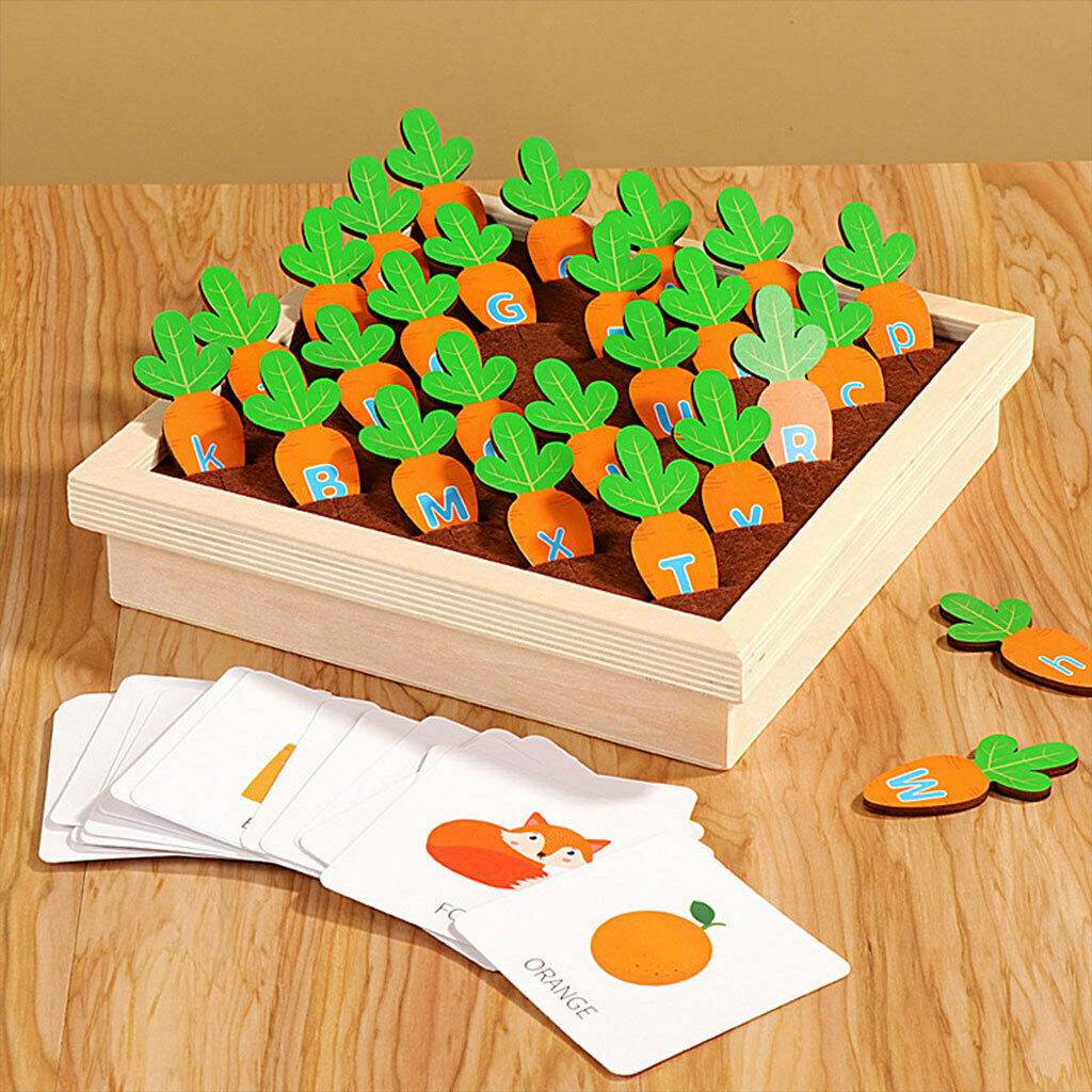 Montessori Simulation Pulling Carrots Game Matching Game Learning Toys