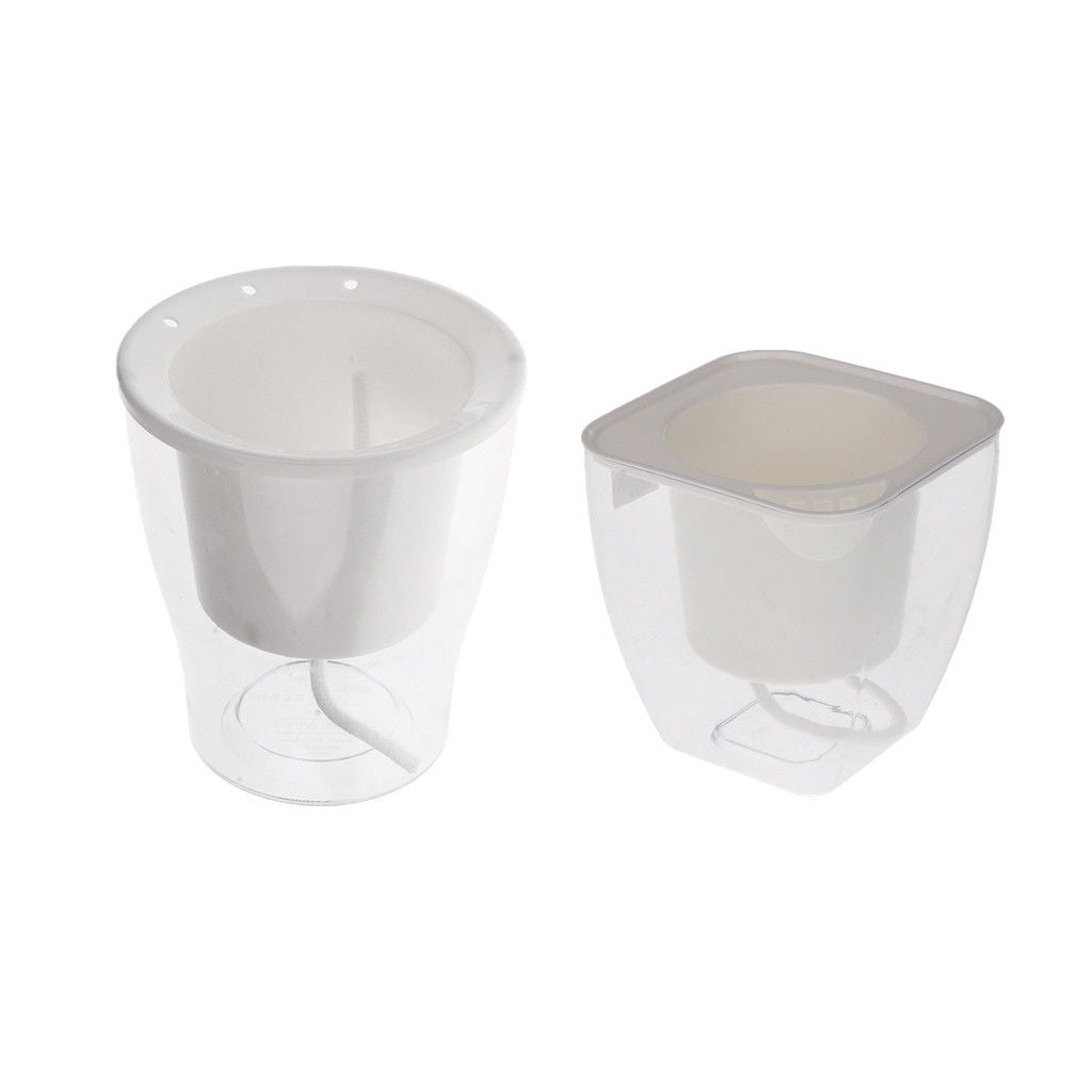 2pcs Self-Watering Planters Indoor/Outdoor Yard Garden Flower Herb Pots