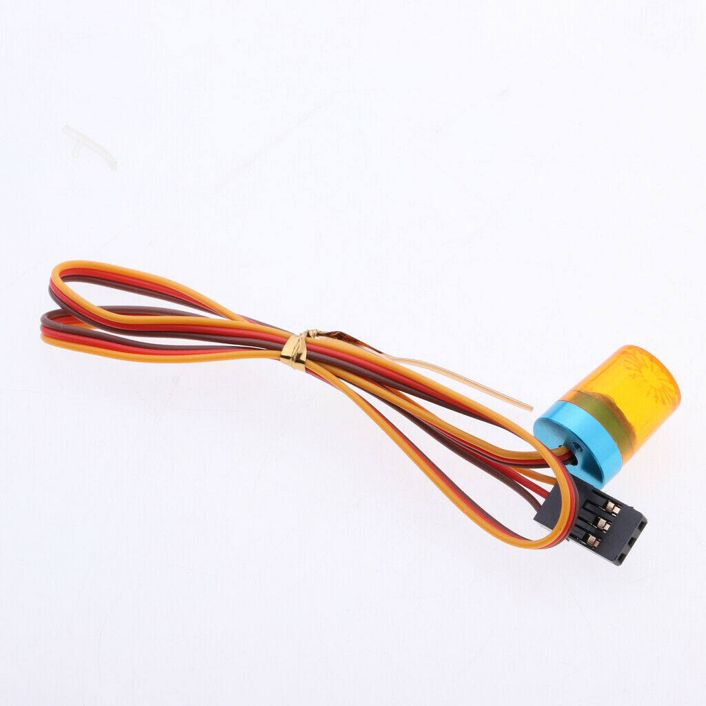 1/10 Orange RC Police 360 Degree Rotation Flash Bright LED Light DIY Part