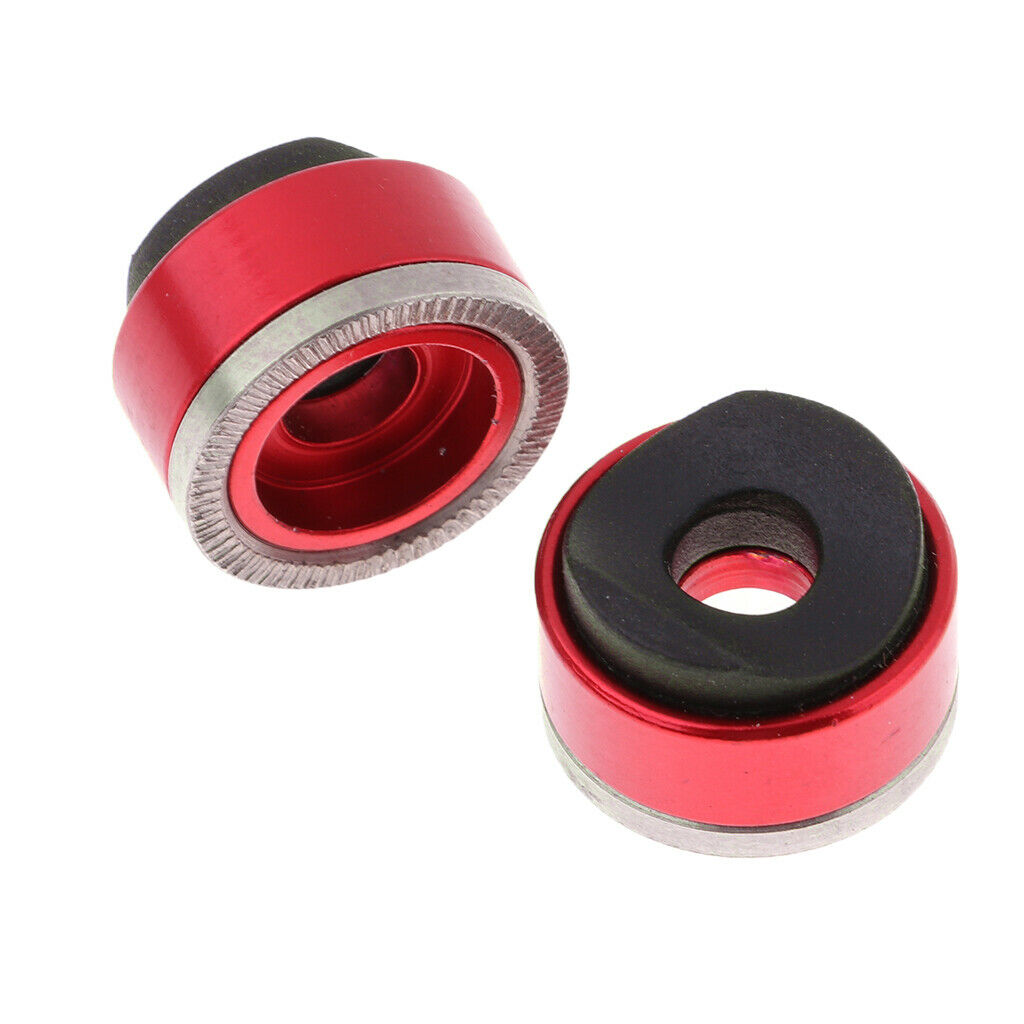 2 Pieces Bike Quick Release Clip Bolt Lever Slider Wheel Hub Skewers Parts Red