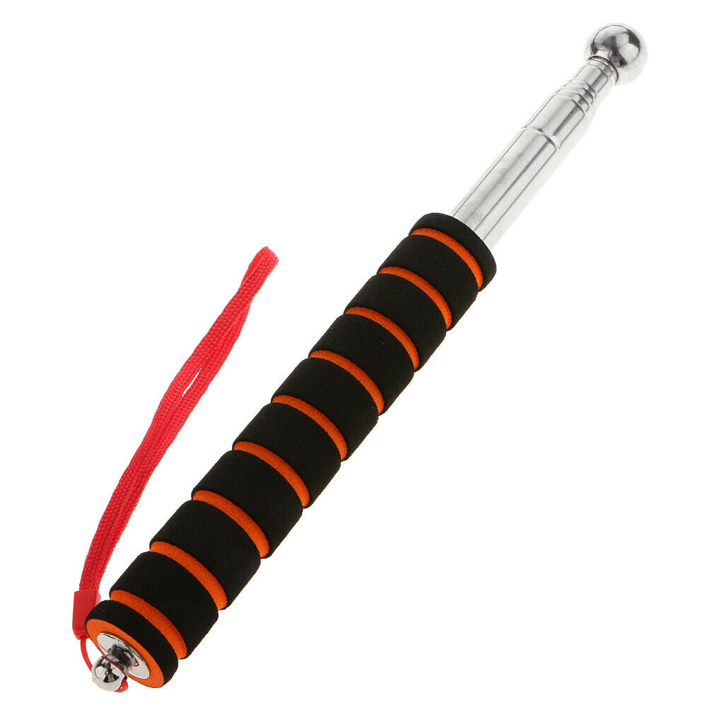 1pc 51-inch Flagpole Stainless Steel Banner Guide Flag Sign Collapsable Pole
