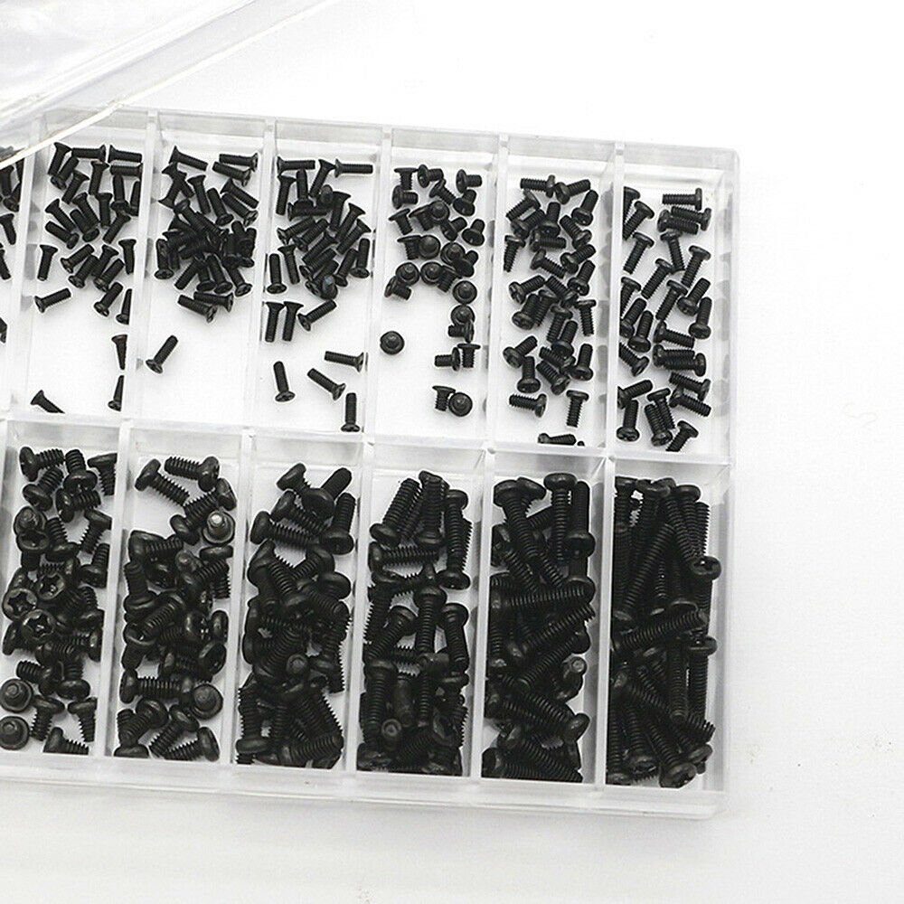500Pcs 18 Types Mini Screw Sets Laptop Assemble Fixing Repair Parts Accessories